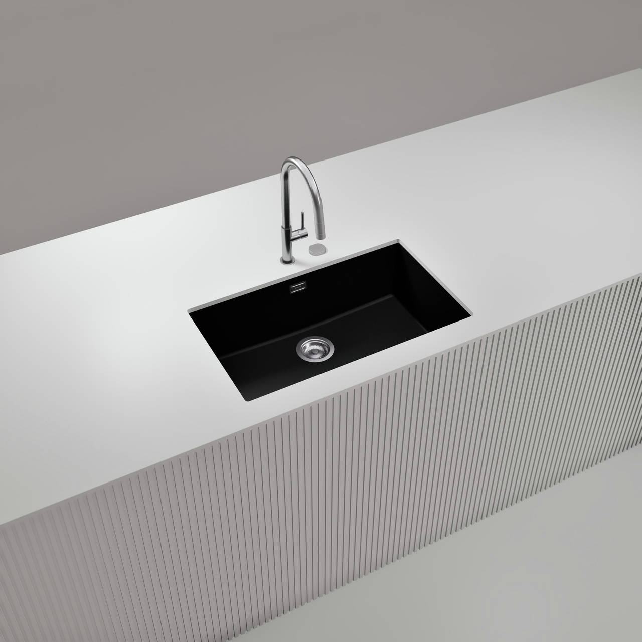 Dřez FORMHAUS D-100LS NERO